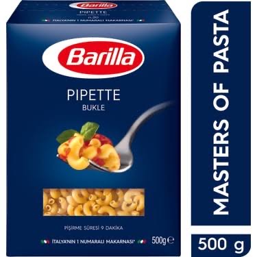 Barilla Pipette Bukle 9*500gr