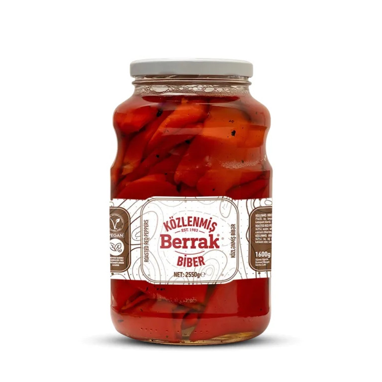 Berrak Közlenmiş Biber 2650 ml Cam