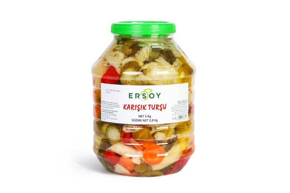 Ersoy Türlü Turşu 5 lt (Net:2,8 kg)