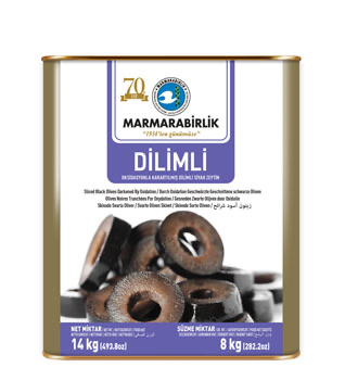 M.Birlik Siy.Dilimli Zey.8 kg Tnk