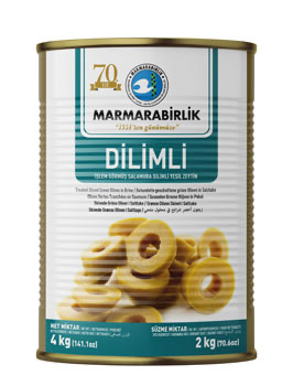 M.Birlik Yeş.Dilimli Zey.2 kg Tnk