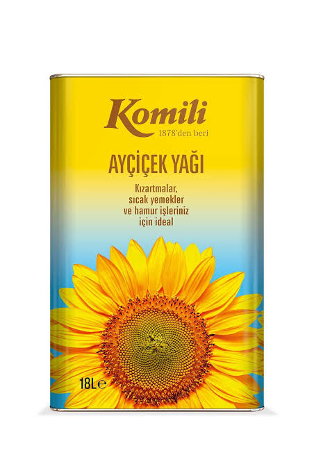 Komili Ayçiçek Yağı 18 lt