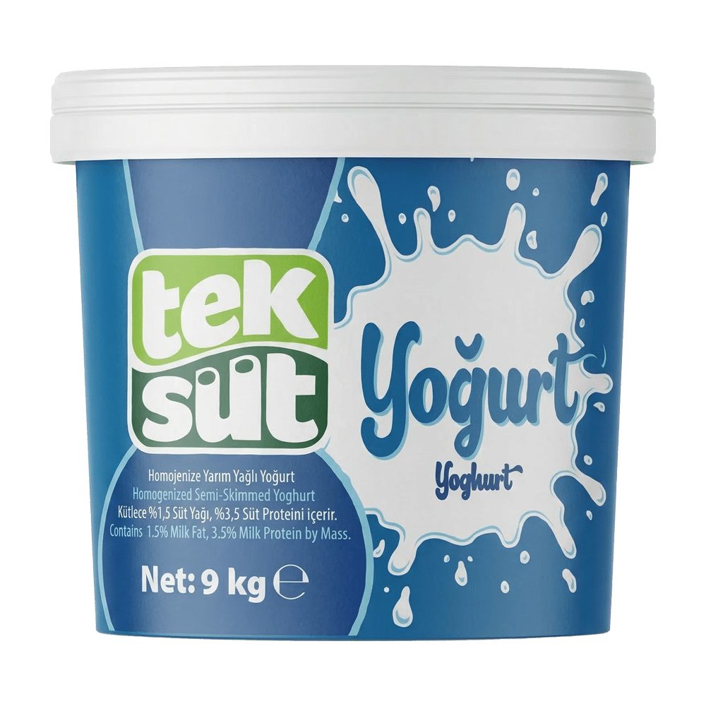 Teksüt Y.Yağlı Yoğurt 9kg.