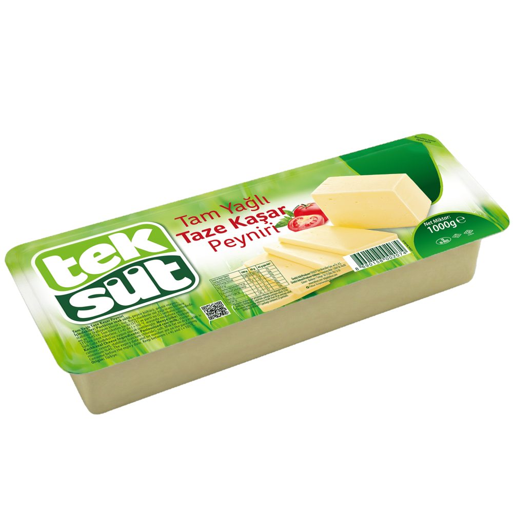 Teksüt Taze Kaşar Peyniri 1000gr.