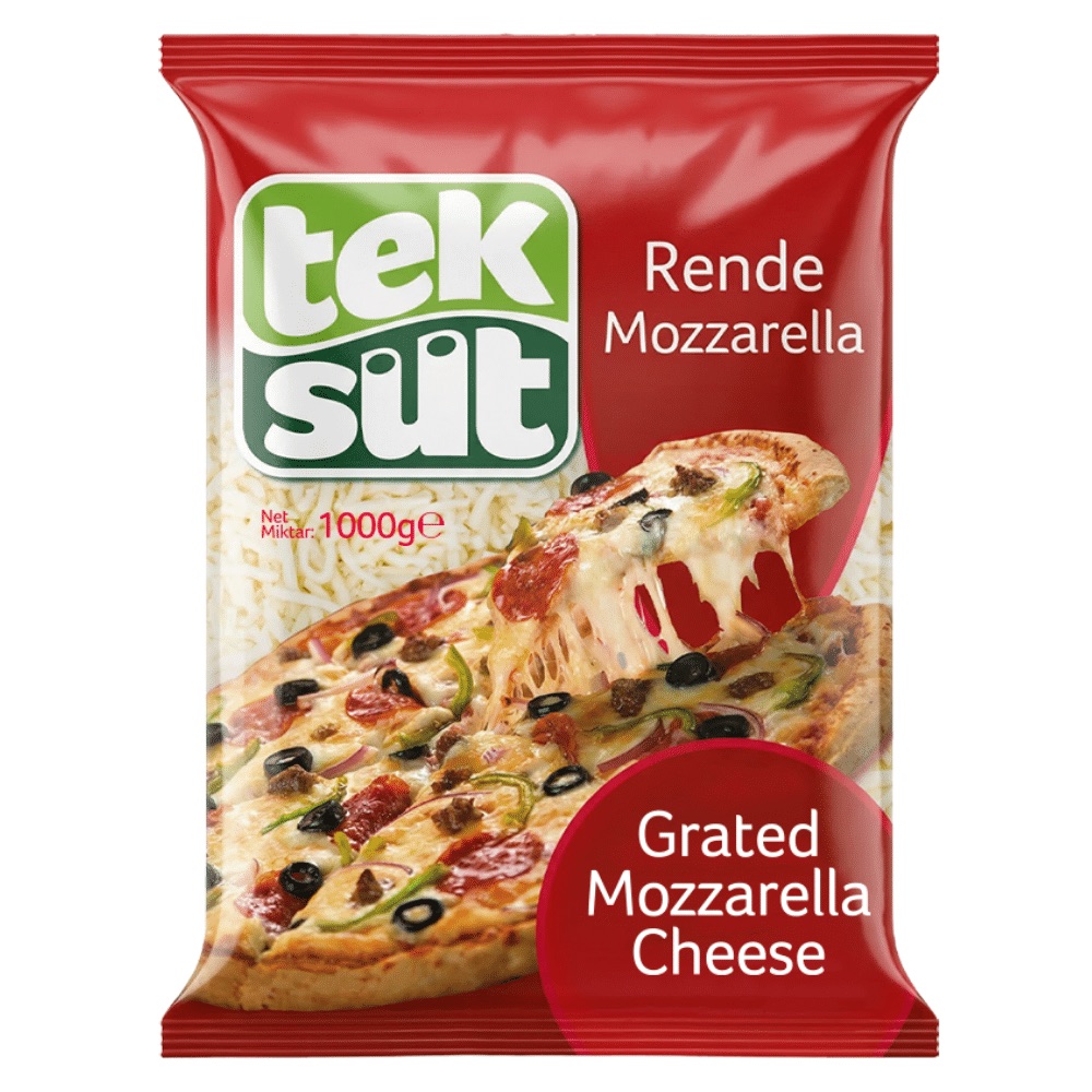 Teksüt Mozarella Peynir Rende(Pizza&Pide Pey)*1000gr