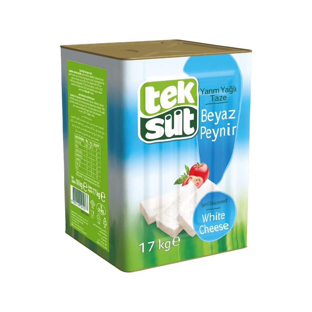 Teksüt Yarım Yağlı Beyaz Peynir 17 kg