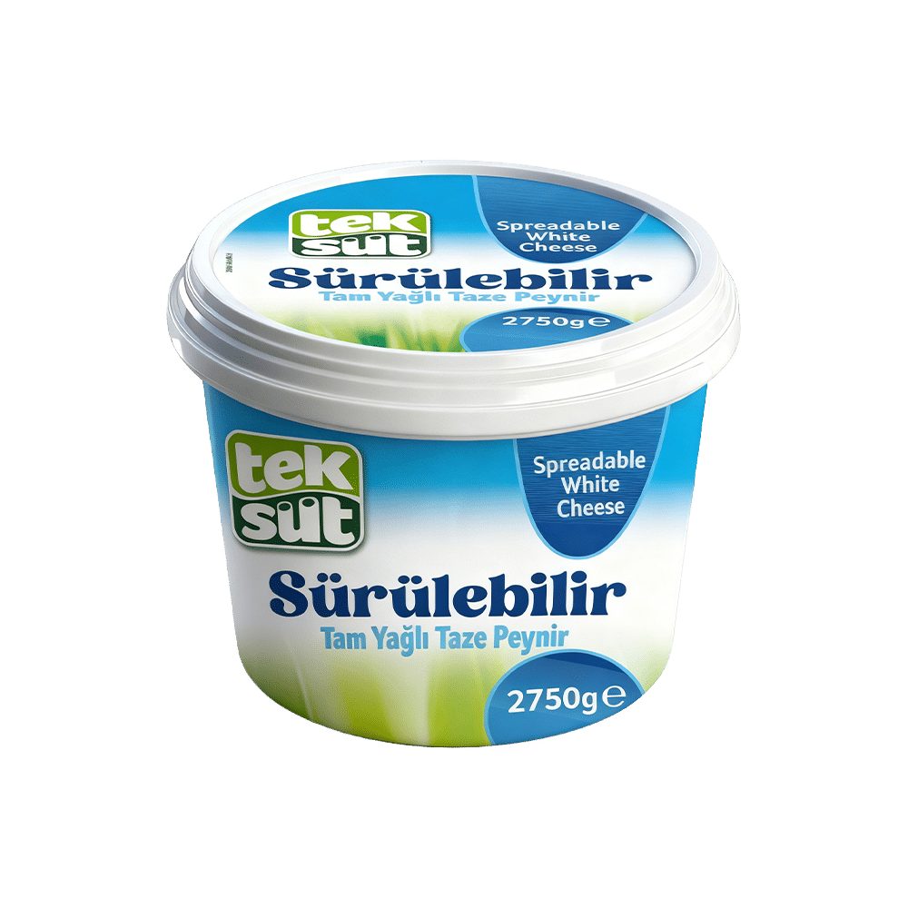 Teksüt Sürülebilir Beyaz Peynir 2750 gr